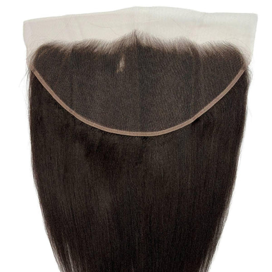 Yaki straight 13x6 HD lace frontal in 100% human hair, from Nikki Smith Hair Collection