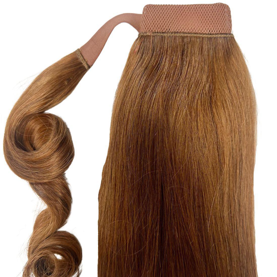 Auburn Ponytail from Nikki Smith Hair Collection, showcasing the rich auburn color and easy-to-use design.