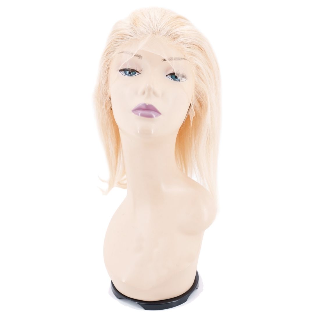 Blonde Straight Bob Wig available at the Nikki SMith Hair Collection