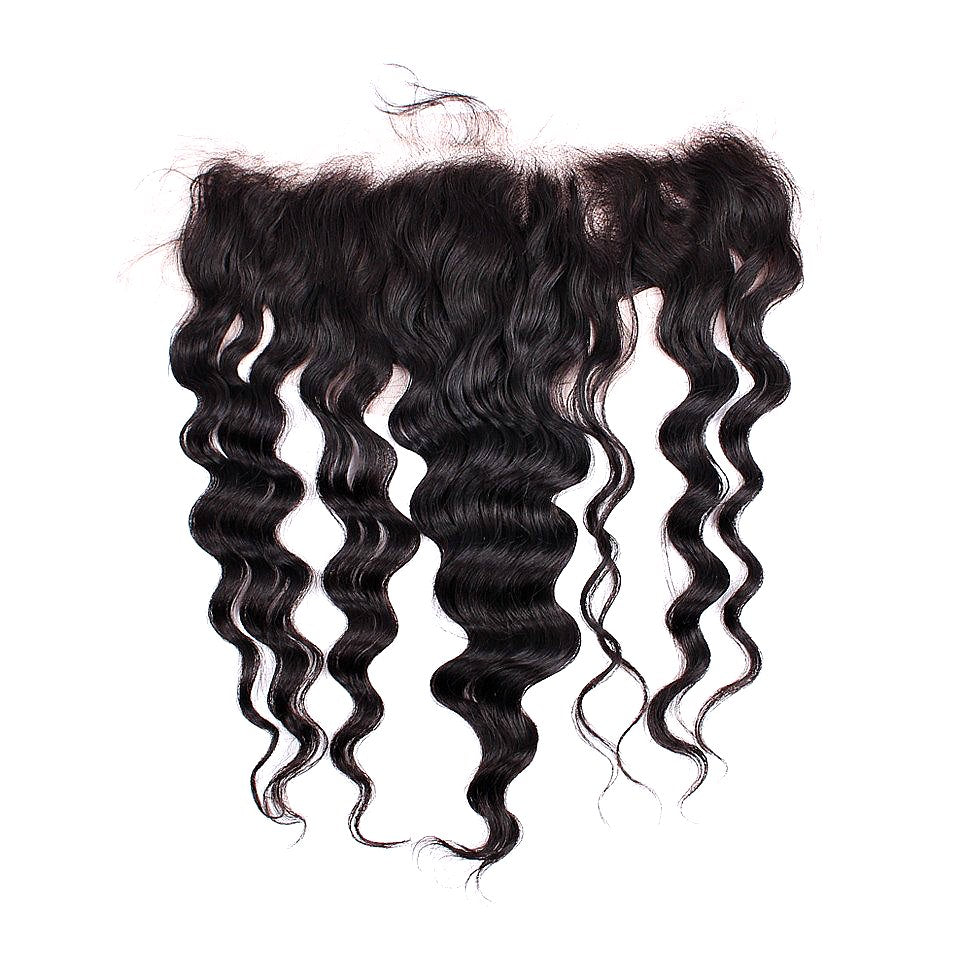 Brazilian loose wave 13x4 lace frontal in 100% virgin human hair - Nikki Smith Hair Collection