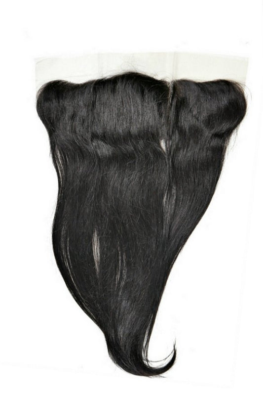 Brazilian silky straight 13x4 lace frontal in 100% virgin human hair - Nikki Smith Hair Collection