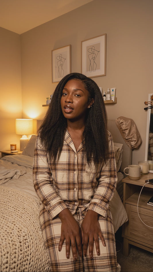 Kinky Straight Half Wig