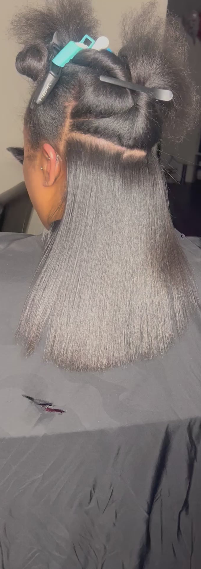 Black 1.75 Titanium Flat Irons