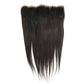 Detailed image of the 13x6 HD Brazilian Straight Frontal with smooth, straight hair and durable lace mesh.