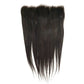 HD Brazilian Straight Frontal showing the perfect straight hair look with 13x6 lace and natural 1B color.