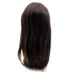 Another detailed view of the Straight Fine Mono Base Medical Wig, emphasizing its medical-grade design for clients with delicate scalps.