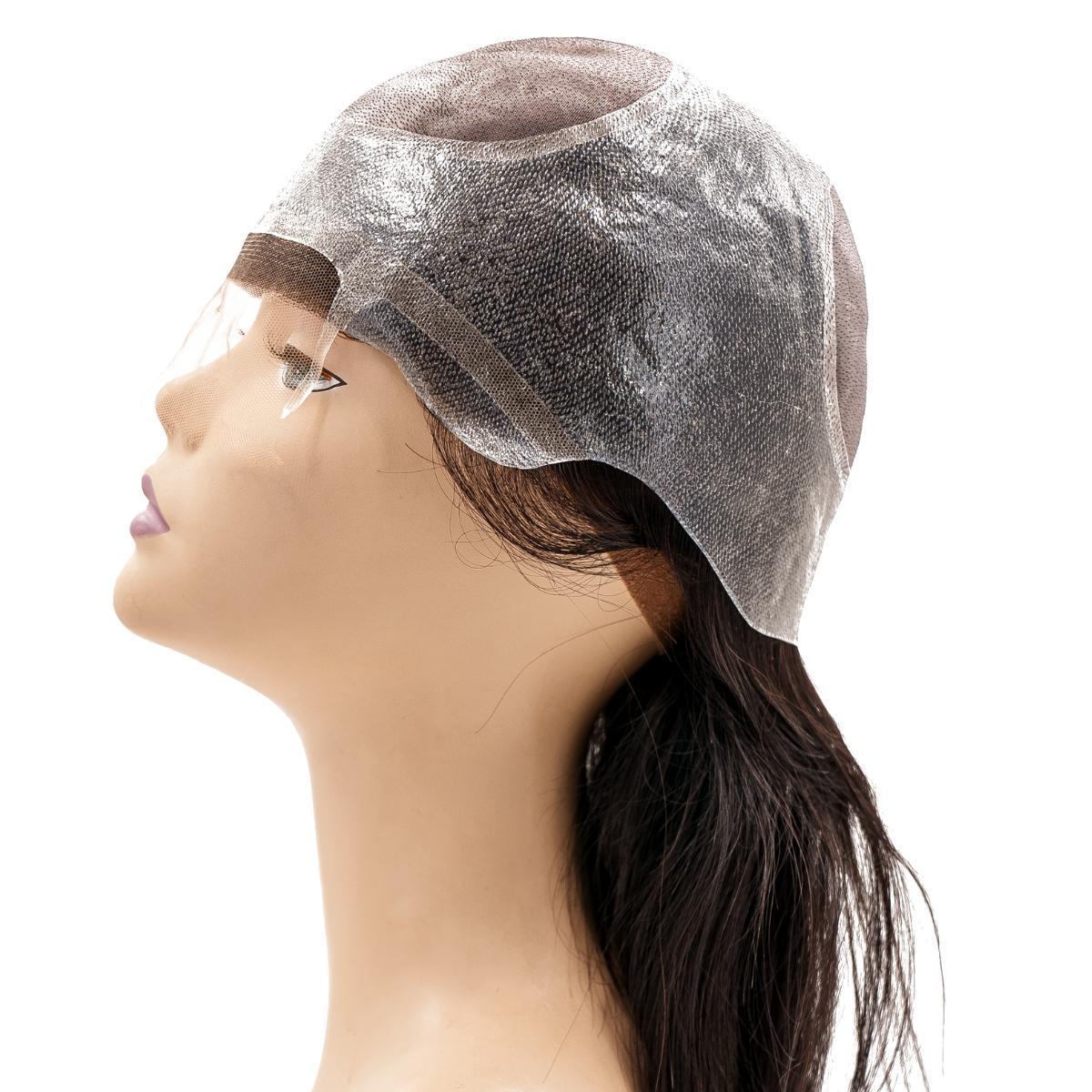 Top view of Nikki Smith Hair Collection's Straight Fine Mono Base Medical Wig, highlighting the lightweight and natural design.