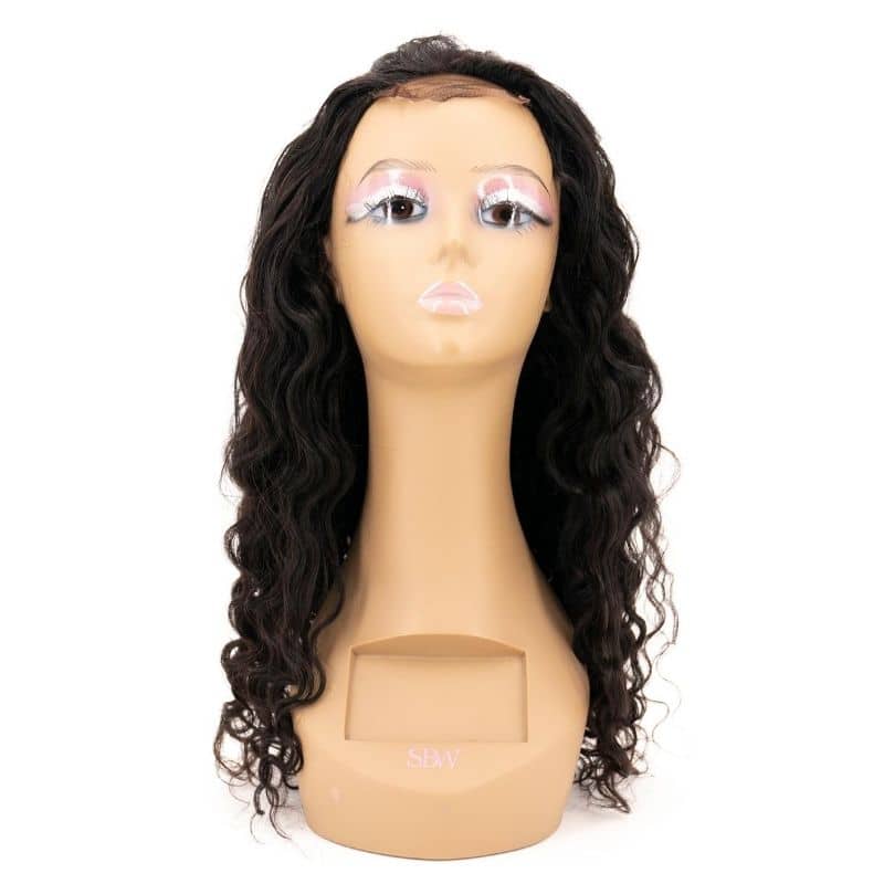 4x4 Beach Wave Closure Wig