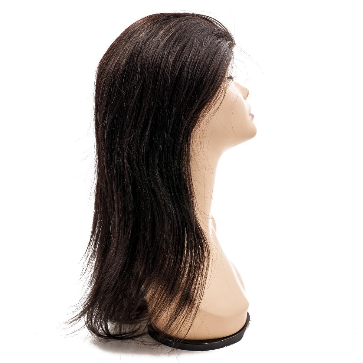 Straight Fine Mono Base Medical Wig displayed on a mannequin, showcasing the comfortable and breathable design.