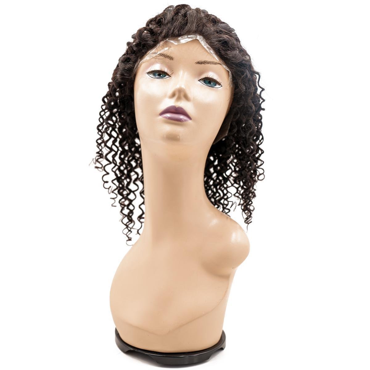 Curly Skin Polyurethane Medical Wig from Nikki Smith Hair Collection, featuring a polyurethane base and stretchable net crown for a comfortable, natural curly look.