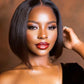 High-quality hair product from Nikki Smith Hair Collection, made with 100% human hair. Available in various styles, lengths, and densities to suit your unique look. Perfect for achieving a natural, seamless appearance with a customizable fit.