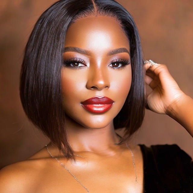 High-quality hair product from Nikki Smith Hair Collection, made with 100% human hair. Available in various styles, lengths, and densities to suit your unique look. Perfect for achieving a natural, seamless appearance with a customizable fit.