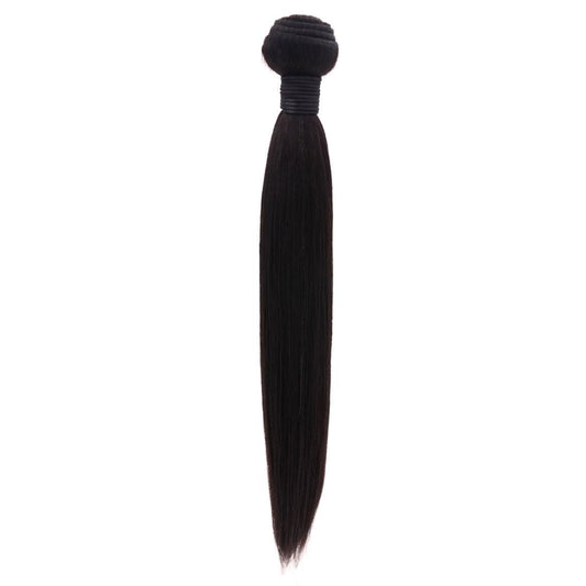 Brazilian Straight Hair Bundle - 100% human hair weave available in lengths 10-32 inches, offering a natural straight style