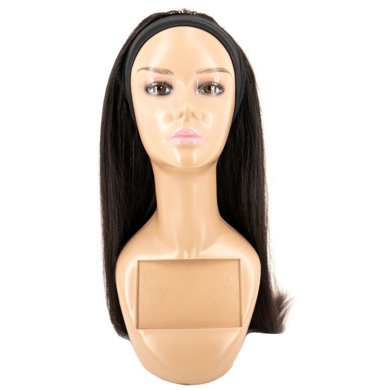 Straight Hair Headband Wig at Nikki Smith Hair Collection