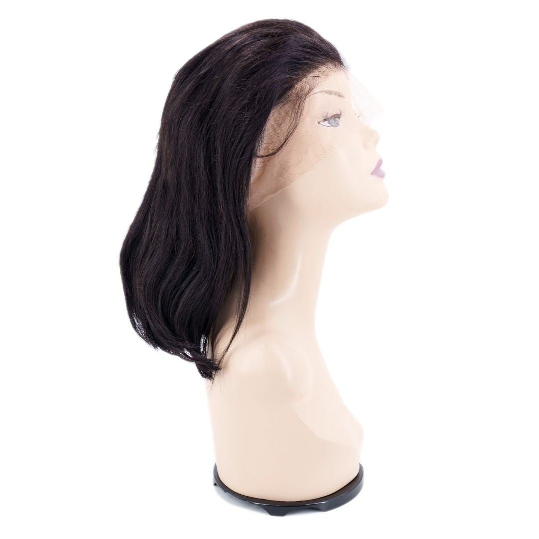 High-quality hair product from Nikki Smith Hair Collection, made with 100% human hair. Available in various styles, lengths, and densities to suit your unique look. Perfect for achieving a natural, seamless appearance with a customizable fit.