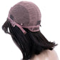 Back view of the Straight Bang Bob Wig, showing the even cut and natural finish of the human hair.