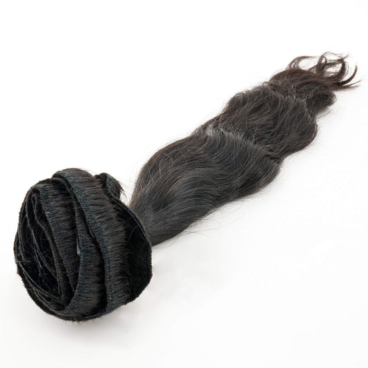 Raw Indian Wavy Natural Black Clip-in Extensions - Nikki Smith Collection 