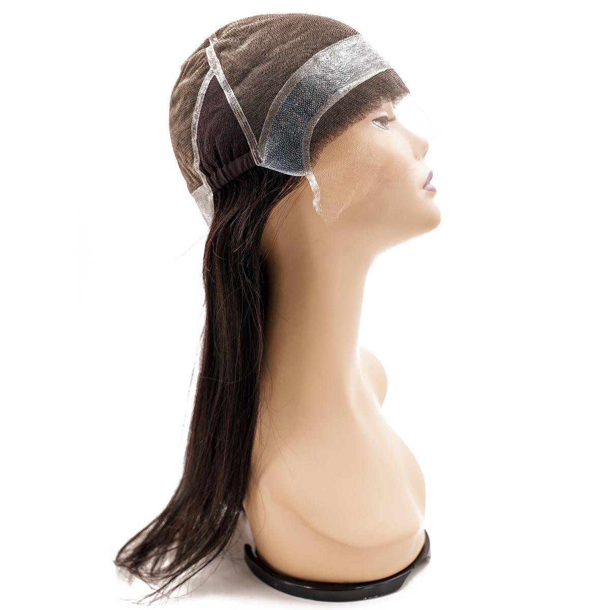 Straight Mono Lace Front PU Medical Wig by Nikki Smith Hair Collection, designed for comfort and a natural, realistic look.