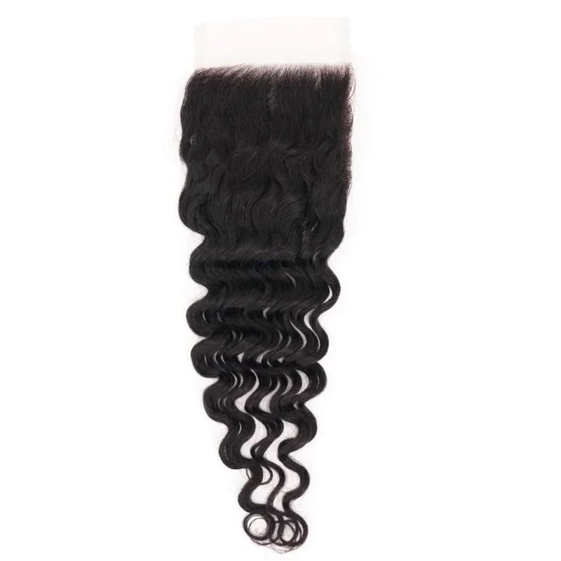 Brazilian Deep Wave HD Closure available at the Nikki SMith Hair Collection