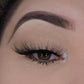 3D lashes from Nikki Smith Hair Collection, offering voluminous, fluttery lashes with a natural, layered look for a dramatic yet elegant eye enhancement.