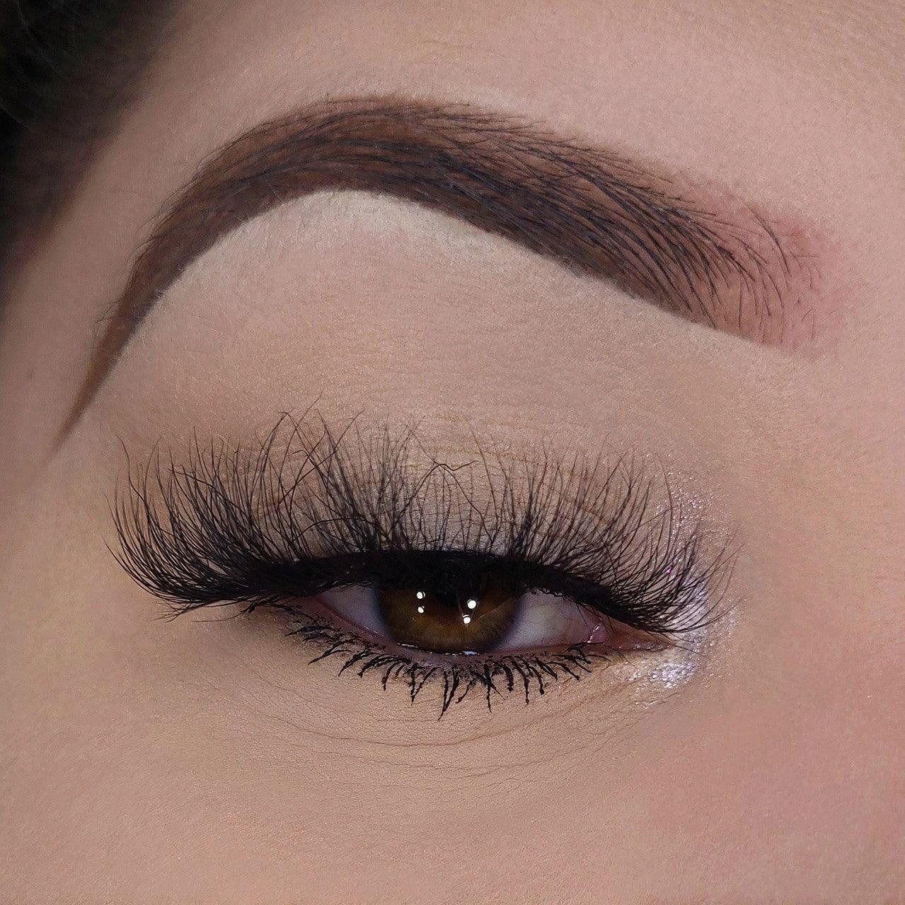 Luxurious 5D mink lashes with a voluminous, layered effect for a dramatic and fuller look. - Nikki Smith Collection