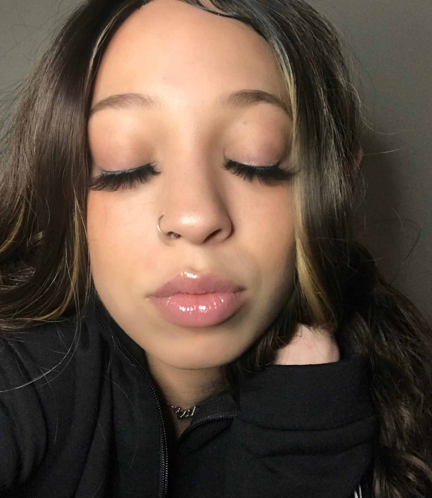 3D lashes from Nikki Smith Hair Collection, offering voluminous, fluttery lashes with a natural, layered look for a dramatic yet elegant eye enhancement.