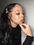3D lashes from Nikki Smith Hair Collection, offering voluminous, fluttery lashes with a natural, layered look for a dramatic yet elegant eye enhancement.