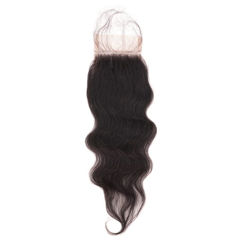 5x5 Raw Indian Curly Lace Closure from Nikki Smith Hair Collection, showcasing natural, unprocessed hair with a full and thick texture.