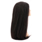 Image of the Brazilian Kinky Straight U-Part Wig showcasing its natural texture and glue-less design for a seamless, natural look.