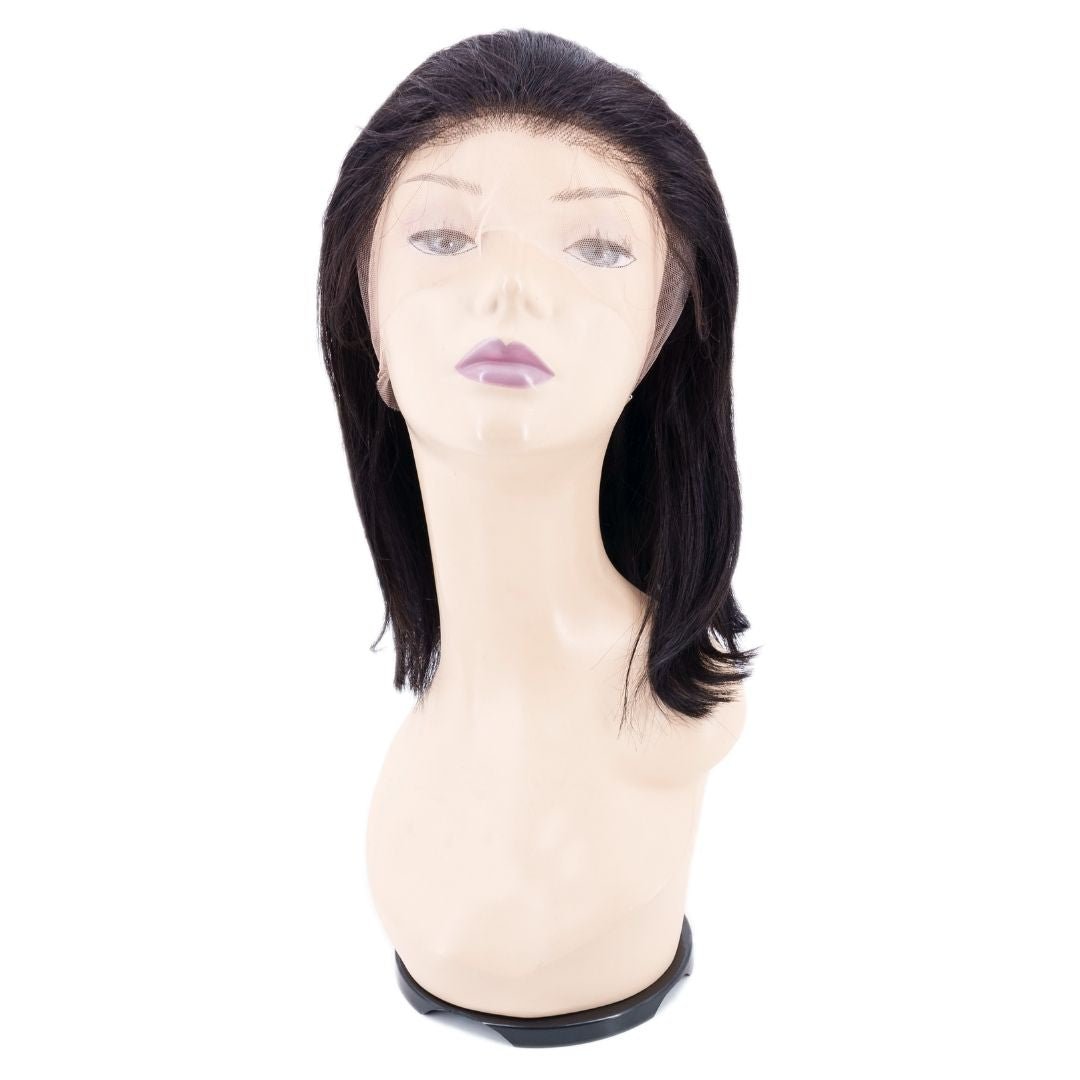 High-quality hair product from Nikki Smith Hair Collection, made with 100% human hair. Available in various styles, lengths, and densities to suit your unique look. Perfect for achieving a natural, seamless appearance with a customizable fit.