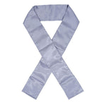 Charcoal Gray Edge Silk Scarf available at the Nikki SMith Hair Collection