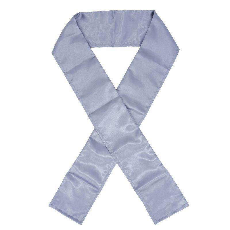 Charcoal Gray Edge Silk Scarf available at the Nikki SMith Hair Collection